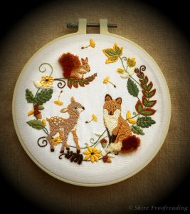 Woodland Animals embroidery